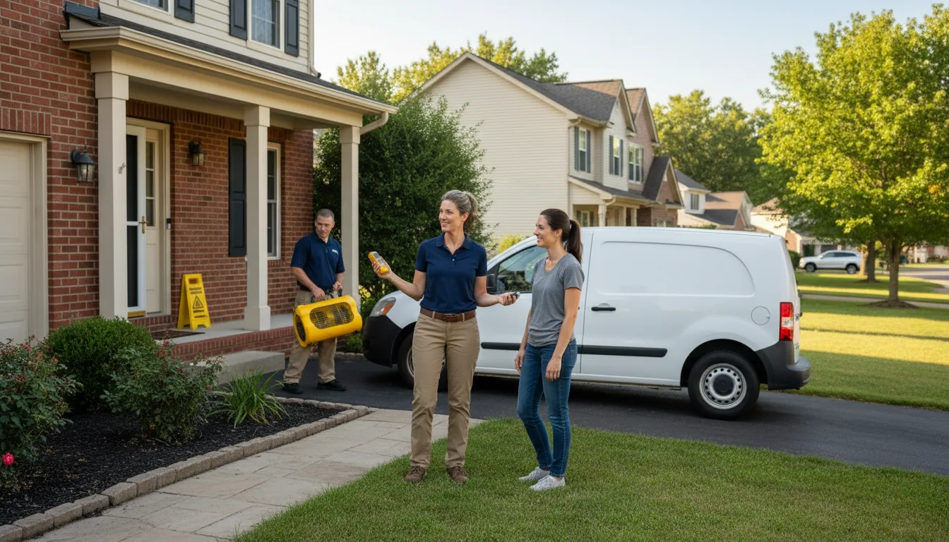 Residential water damage restoration in Wilkes Barre, PA